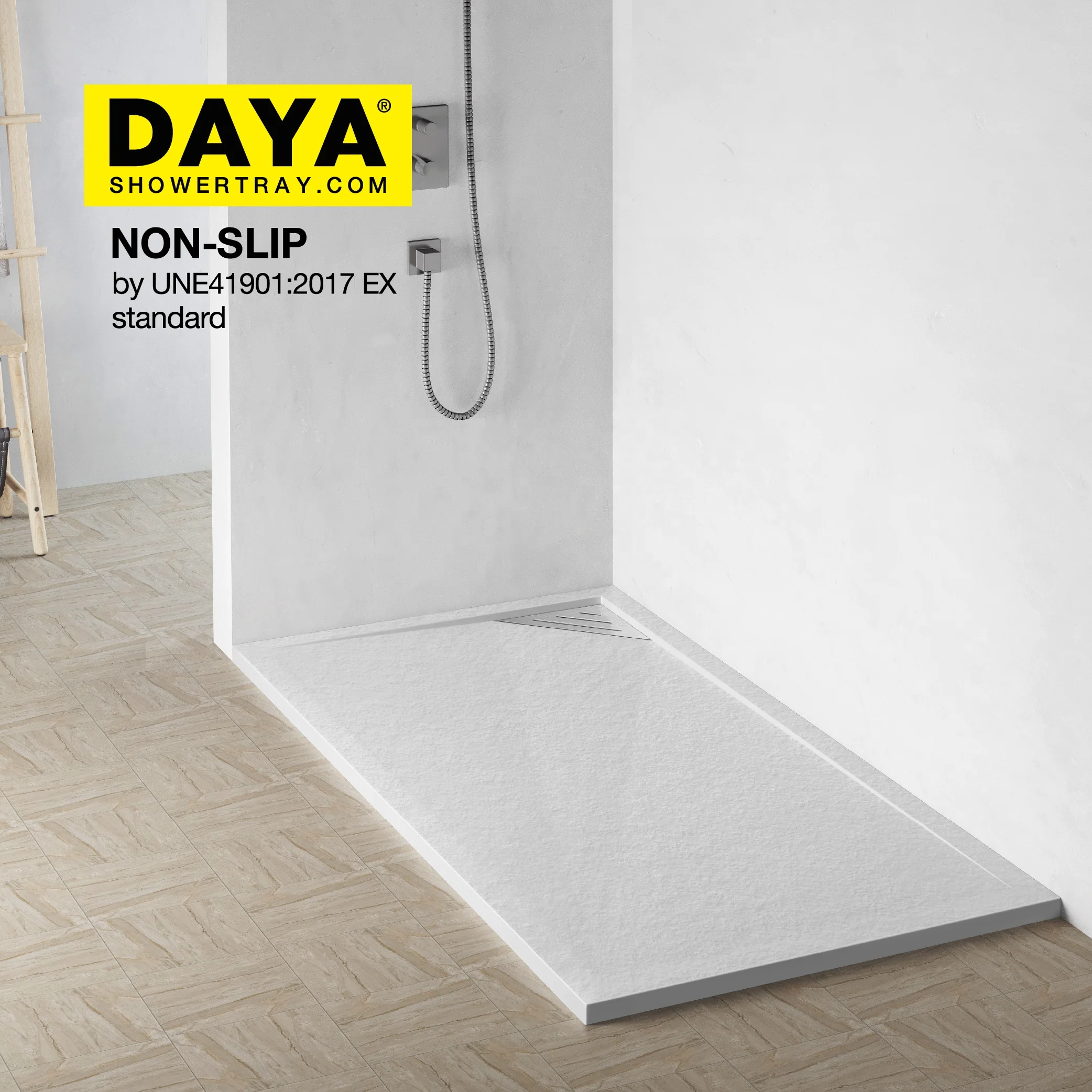 Modern design Square customized size solid surface shower tray for bathroom