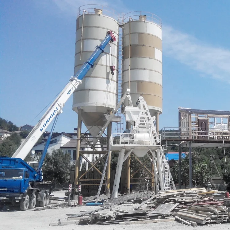Low Price concrete mixer batching plant bolted cement silo for sale australia