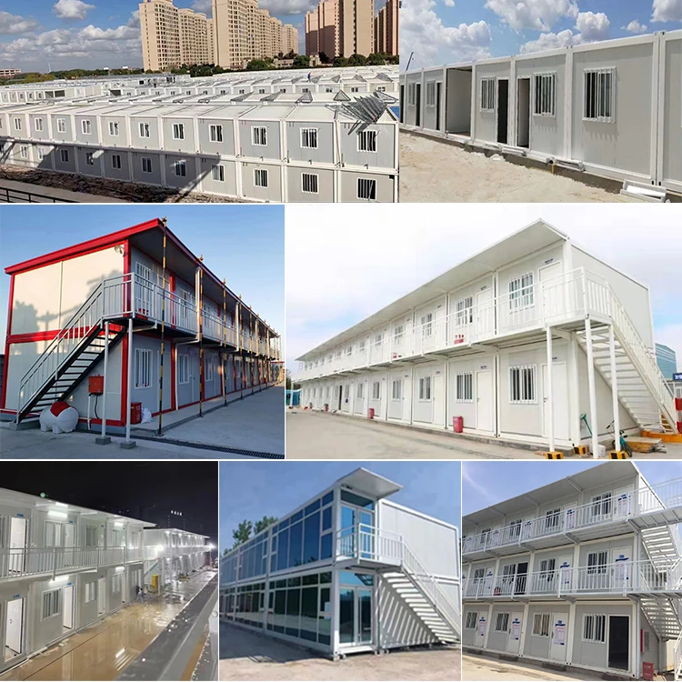 WinFair Foldable Shop Office Steel Fabricated Homes Modern Fold Out Folding Prefab Container Houses