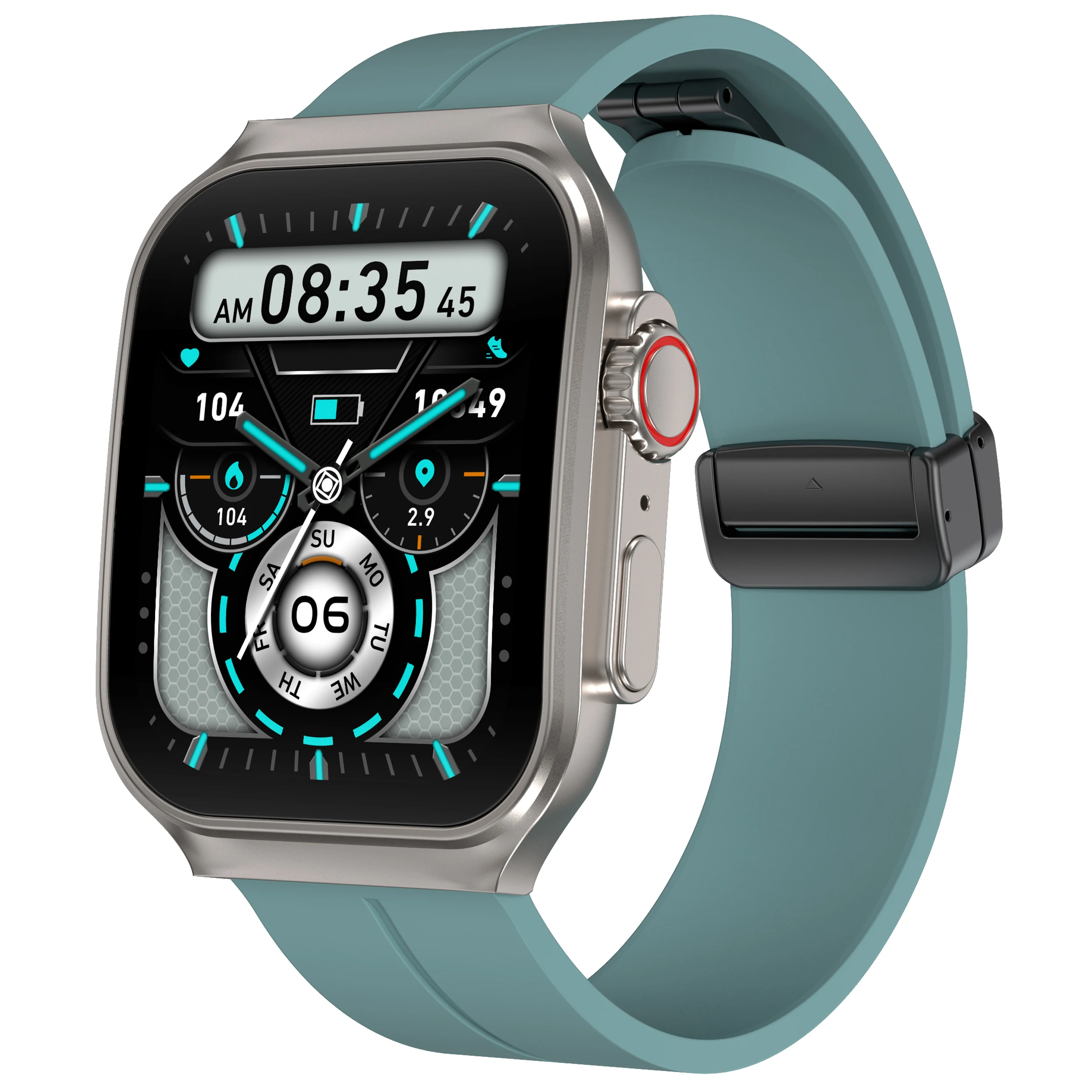 VALDUS Low Power Mode Long Time Standby Sports Smartwatch 3D Flexible Surface Design AMOLED Screen OA88