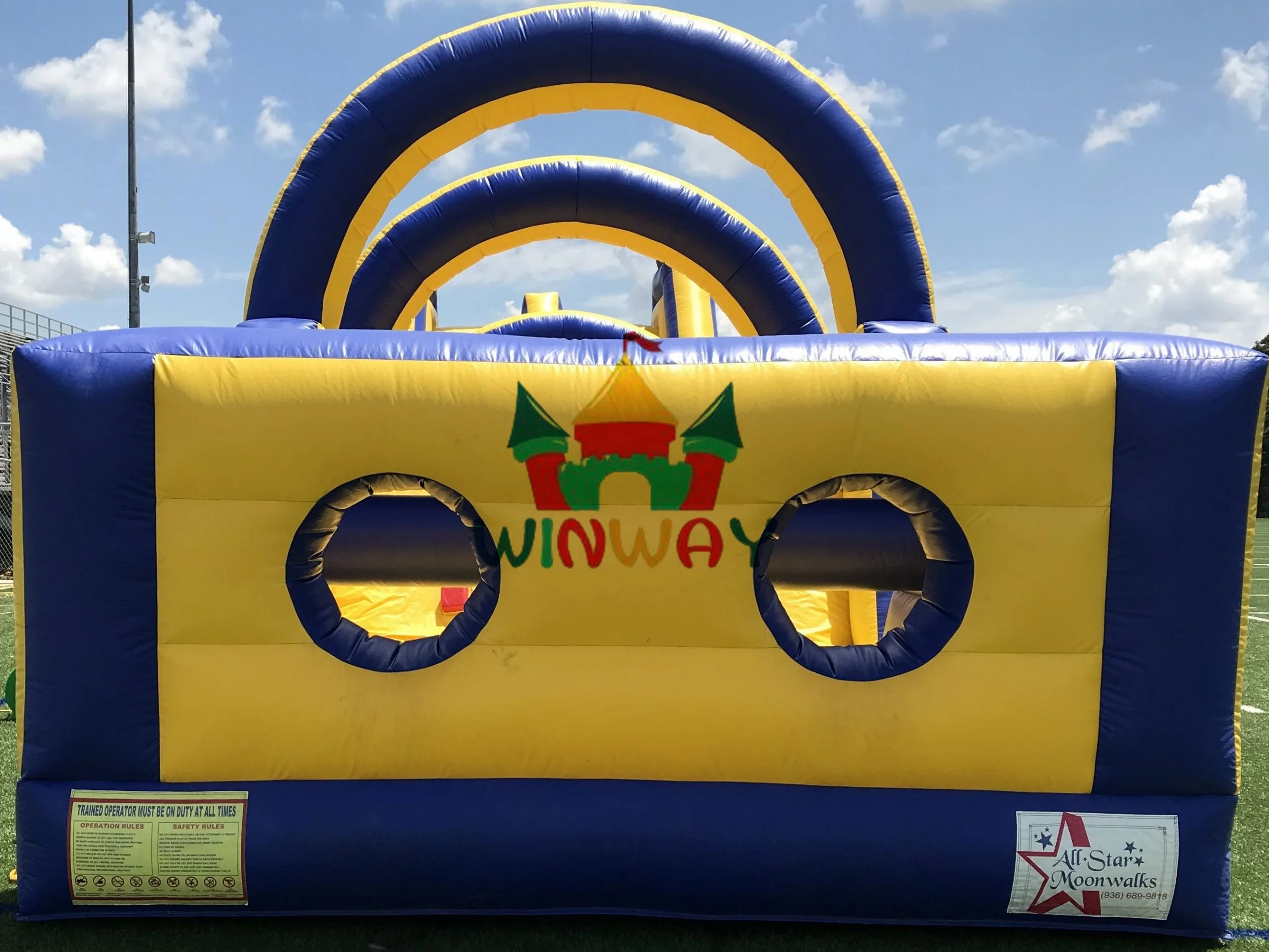 China winwaytoys supply new party rent inflatable obstacle course for sale