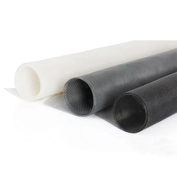 Black White Gray Extra Strength Window Screen Fiberglass Anti Bump