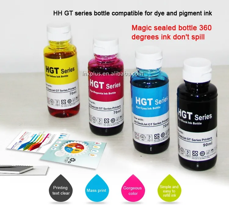 Trendvision Premium Ink GT51/52 Refill Dye Ink For HH GT5810/GT5820/GT5821/GT5822 InkTank 310-419