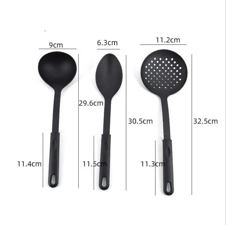 Plastic kitchen utensils set with PP handle