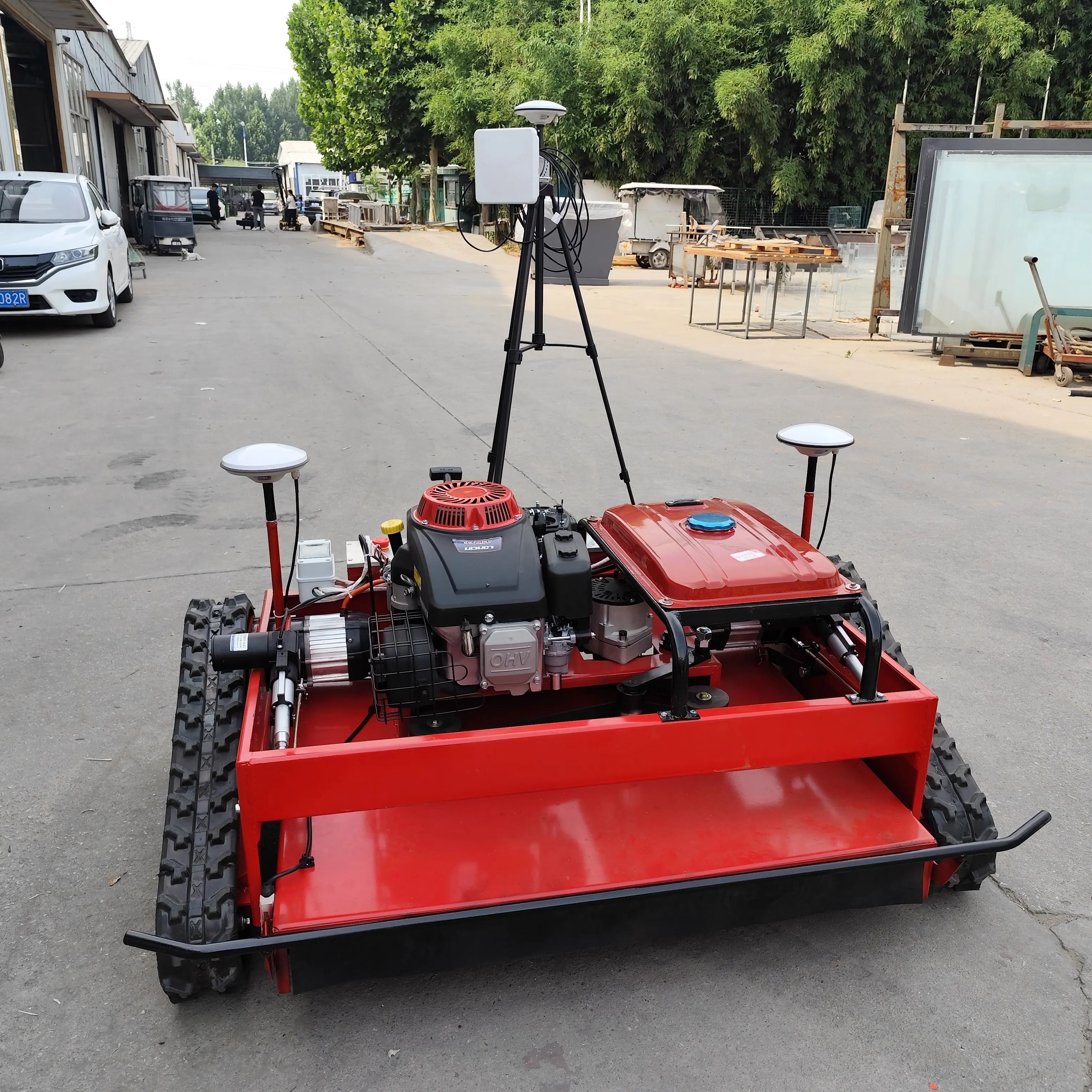 2024 new MJYL 550mm 800mm 1000mm Factory Cheap Grass Cutter Robot Crawler Remote Control Lawn Mower With CE EPA Certificate