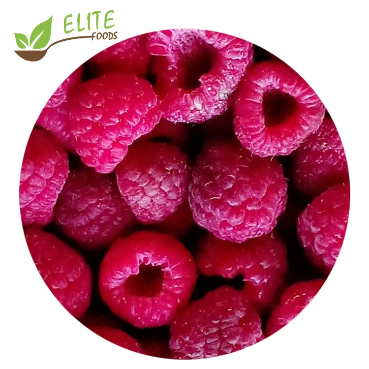 IQF Frozen Raspberries IQF Frozen Whole Red Raspberry Frozen Red Raspberries Professional Supplier