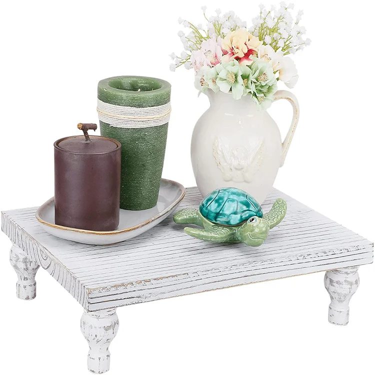 Деревянная подставка, декоративный поднос, деревенская подставка для кофейного столика, Декор, деревянный дисплей