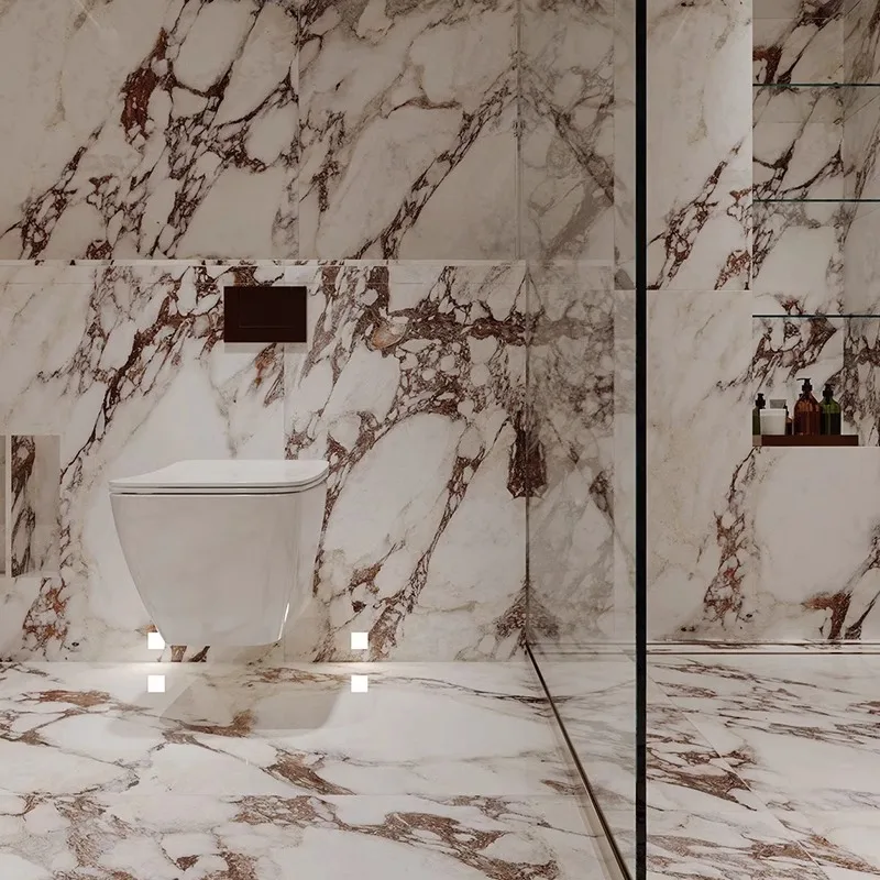 Italian Calacatta Viola Natural 100% Marble Tile Purple with White and Purple Low Price 1-Year Warranty-Calcutta Viola