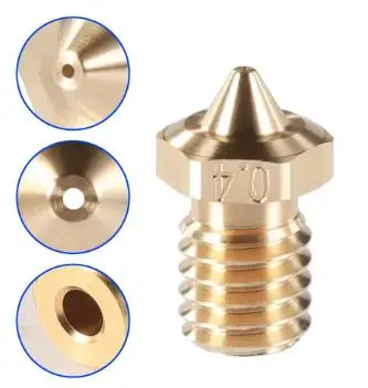Высококачественные Sharp NF V6 насадки Hotend для 3D принтера экструдер 3 части