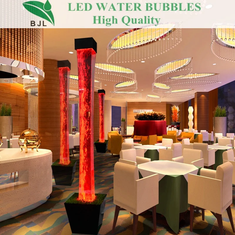 romantic colour changing LED water bubble lamp wedding lighting decoration