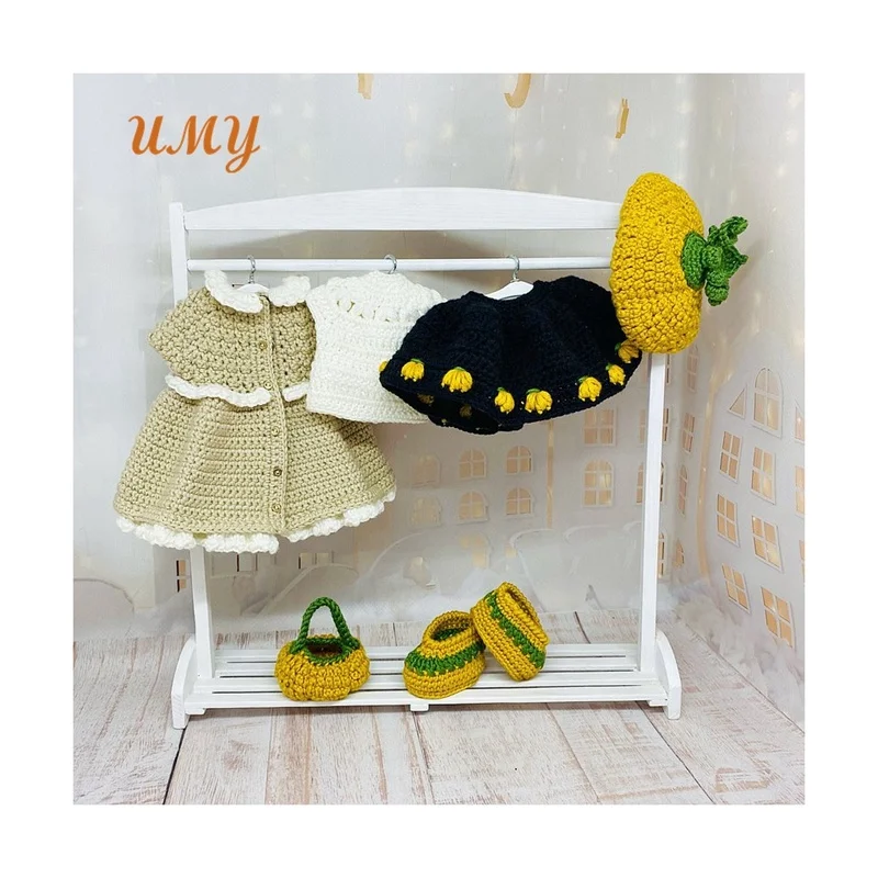 Одежда для кукол амигуруми вязаная шапка на Хэллоуин аксессуары мини-кукол Миниатюрная игрушка обувь