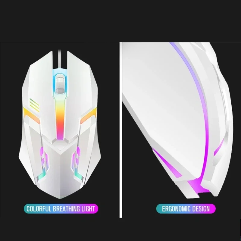 Проводная игровая клавиатура G09 RGB мышь комбинированная гарнитура набор из 4 предметов