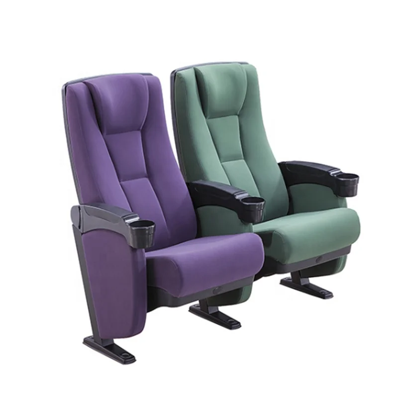 Modern VIP Recliner Cinema Chair seat for home and movie theater with cup holder and power headrest