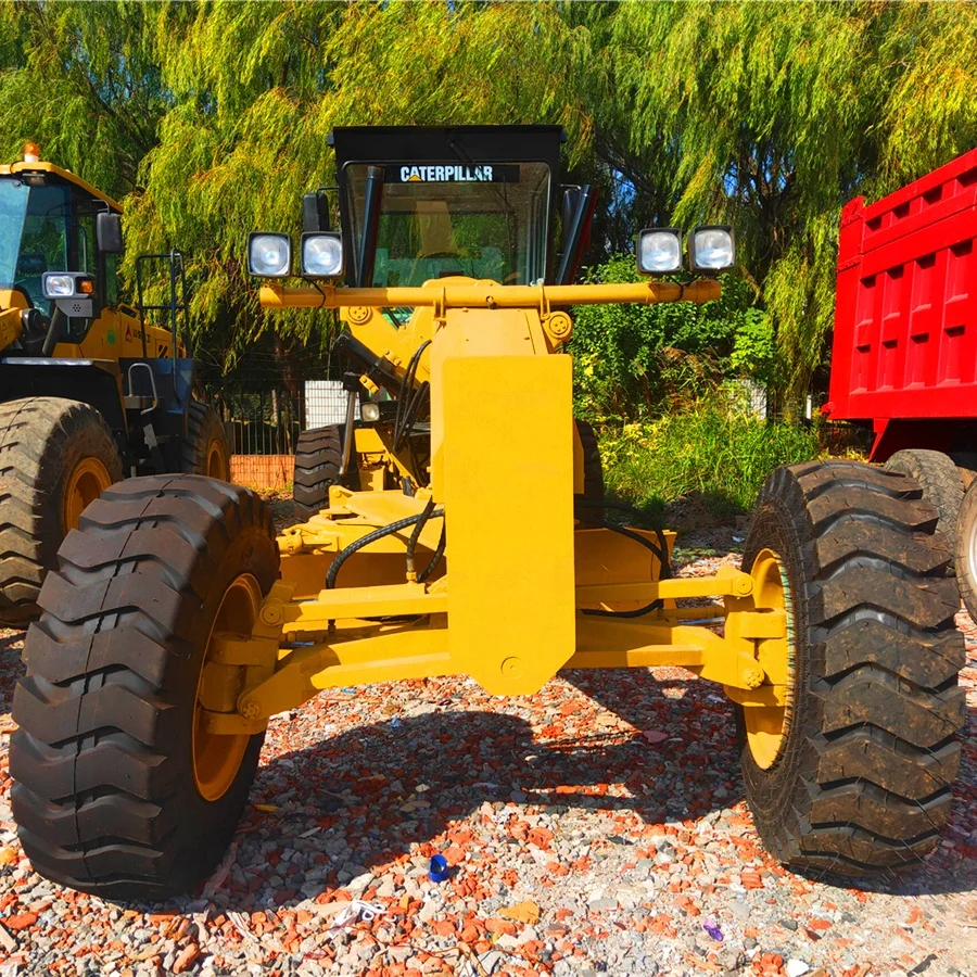  Used Caterpillar 140 K Motor Grader Construction Machinery CAT Road Equipment Good Condition Grading Blading