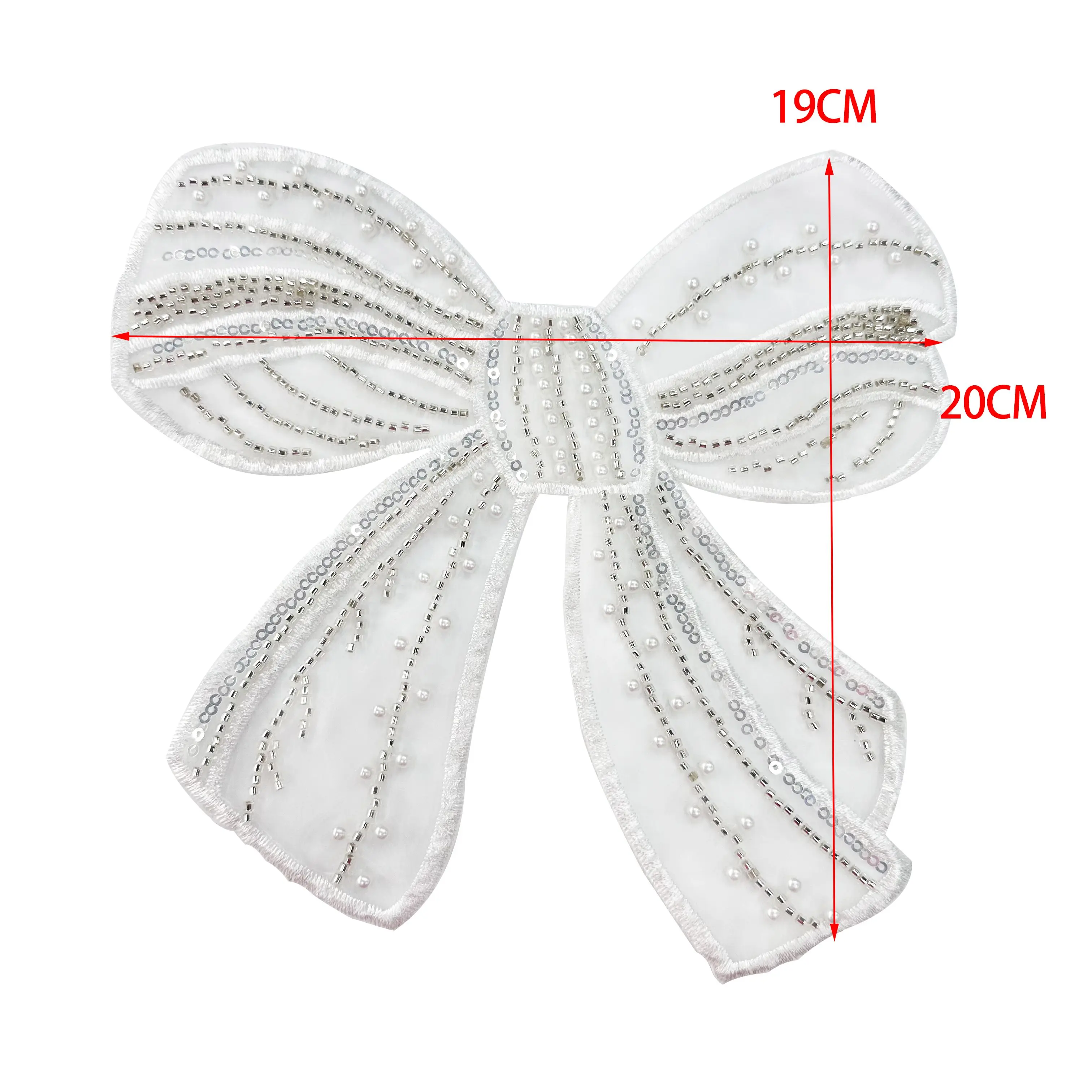 Spot source factory direct sales of rhinestone sequin lace accessories and embroidered lace decorations