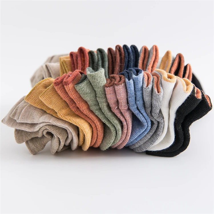 Colorful Cotton Fun Women Low Cut Short Ankle Socks