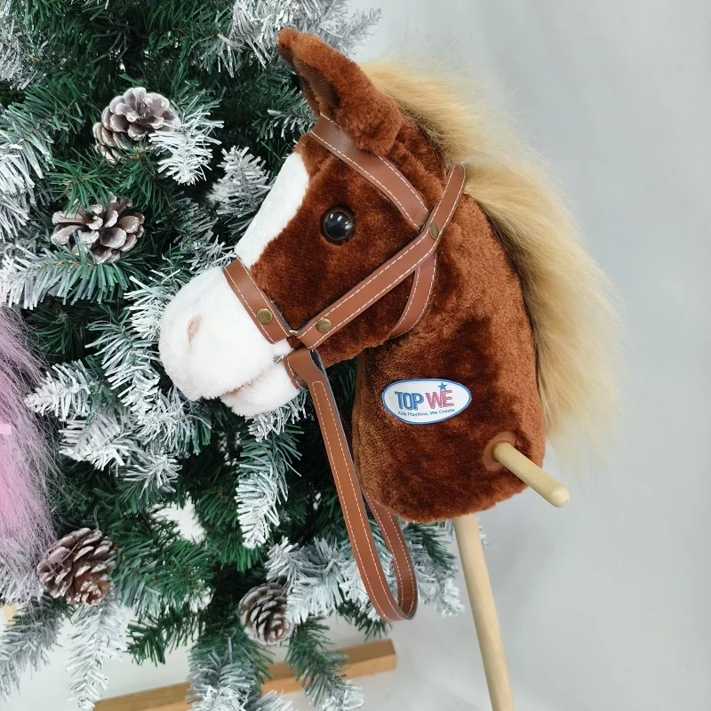 Funny Creative Stuffed Animal Plush Hobby Horse Toys Christmas Party Gift Boys and Girls Gift