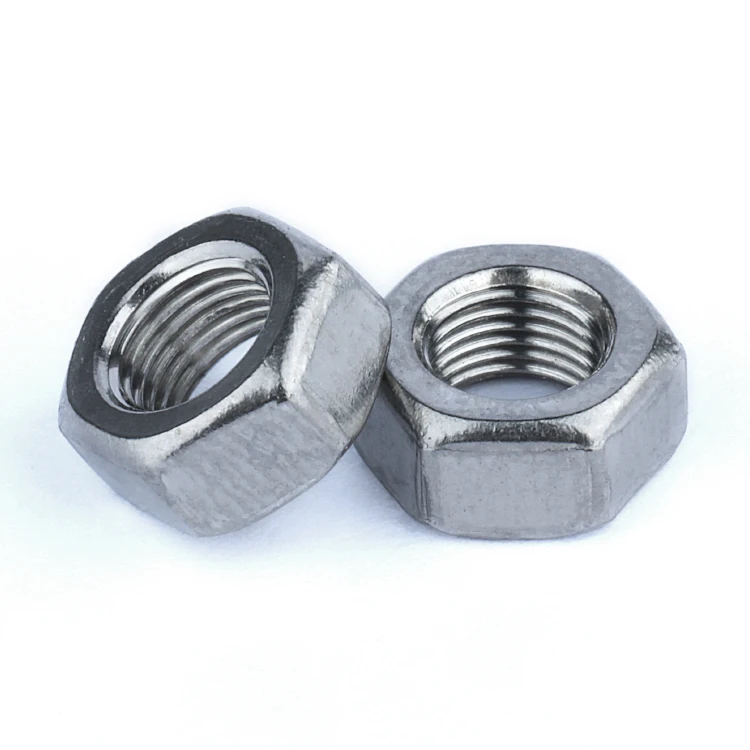 High Quality Carbon Steel Black Oxide Din 934 Hex Nut M3-M24 Hexagon Nuts With Competitive Factory Prices
