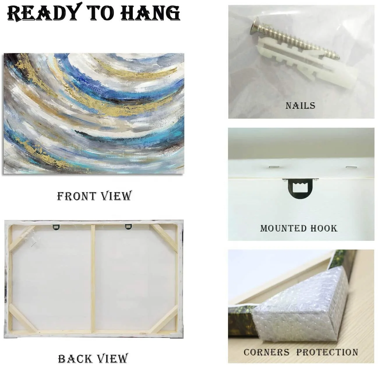 Large Comtemporary Wall Art  Abstract Art Decor Oil Painting on Canvas