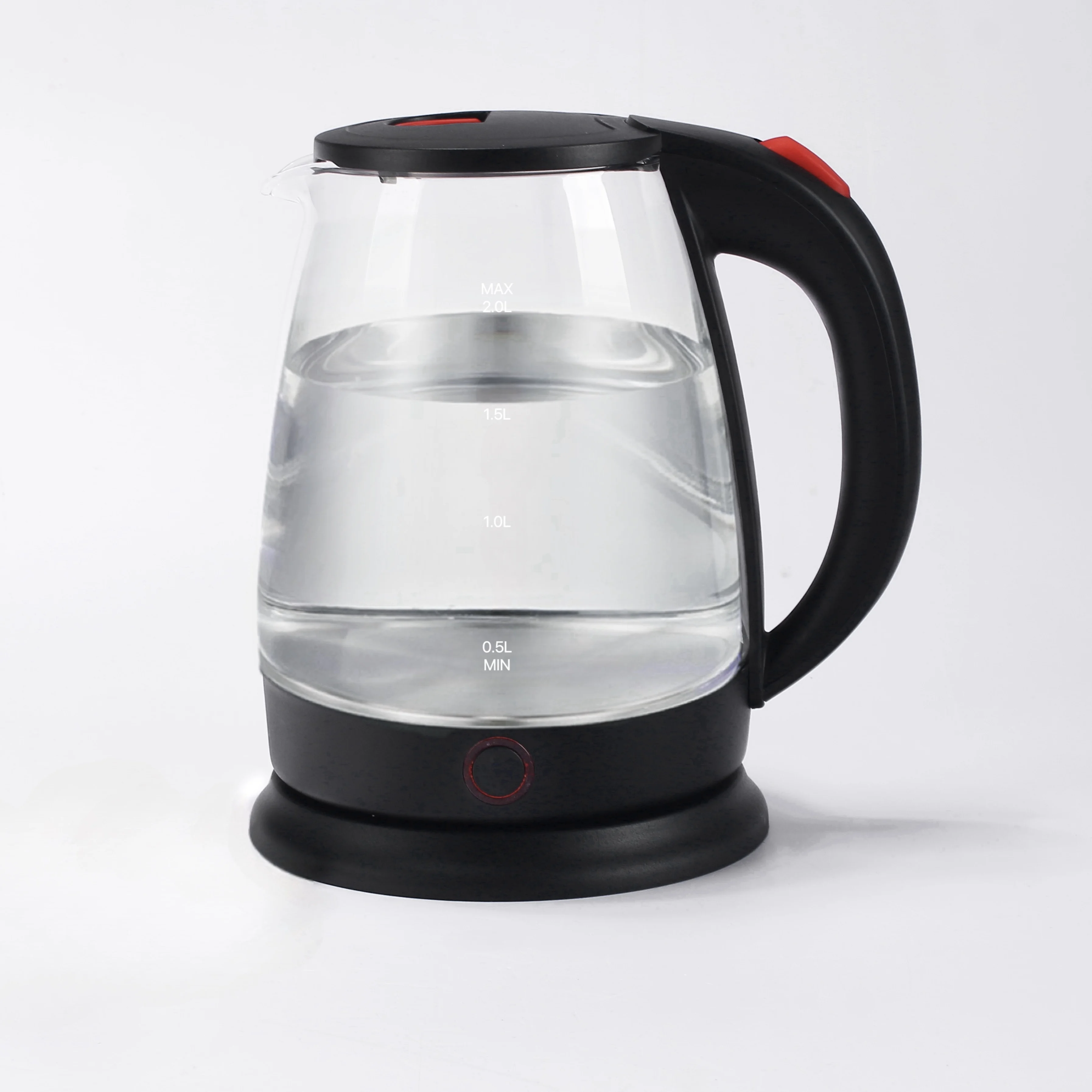 Europe popula 2.0 lilter cordless electric glass kettle