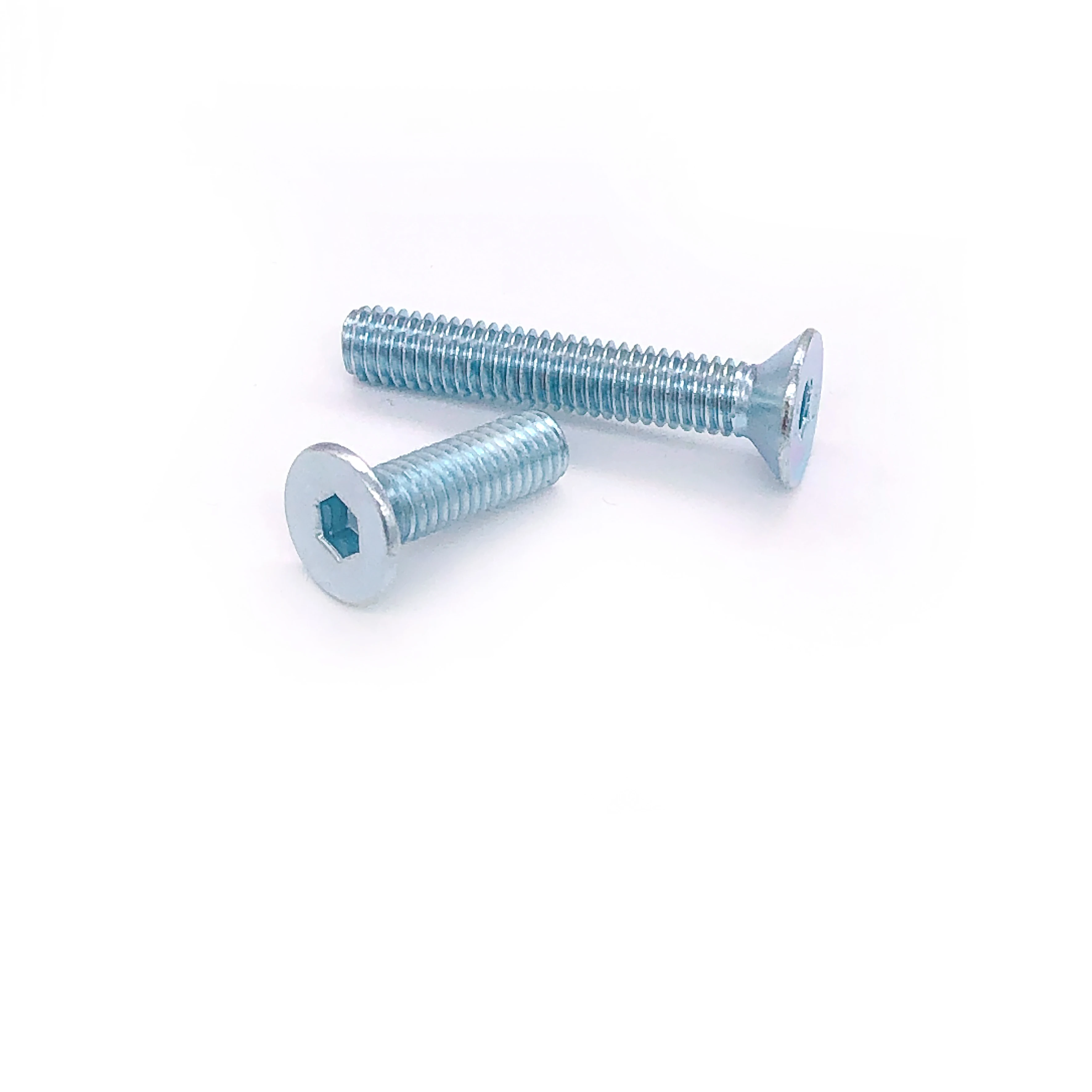 
machine screw DIN7991 flat hex socket head screw for Mechanical Equipment M2.5---M12 ISO9001 