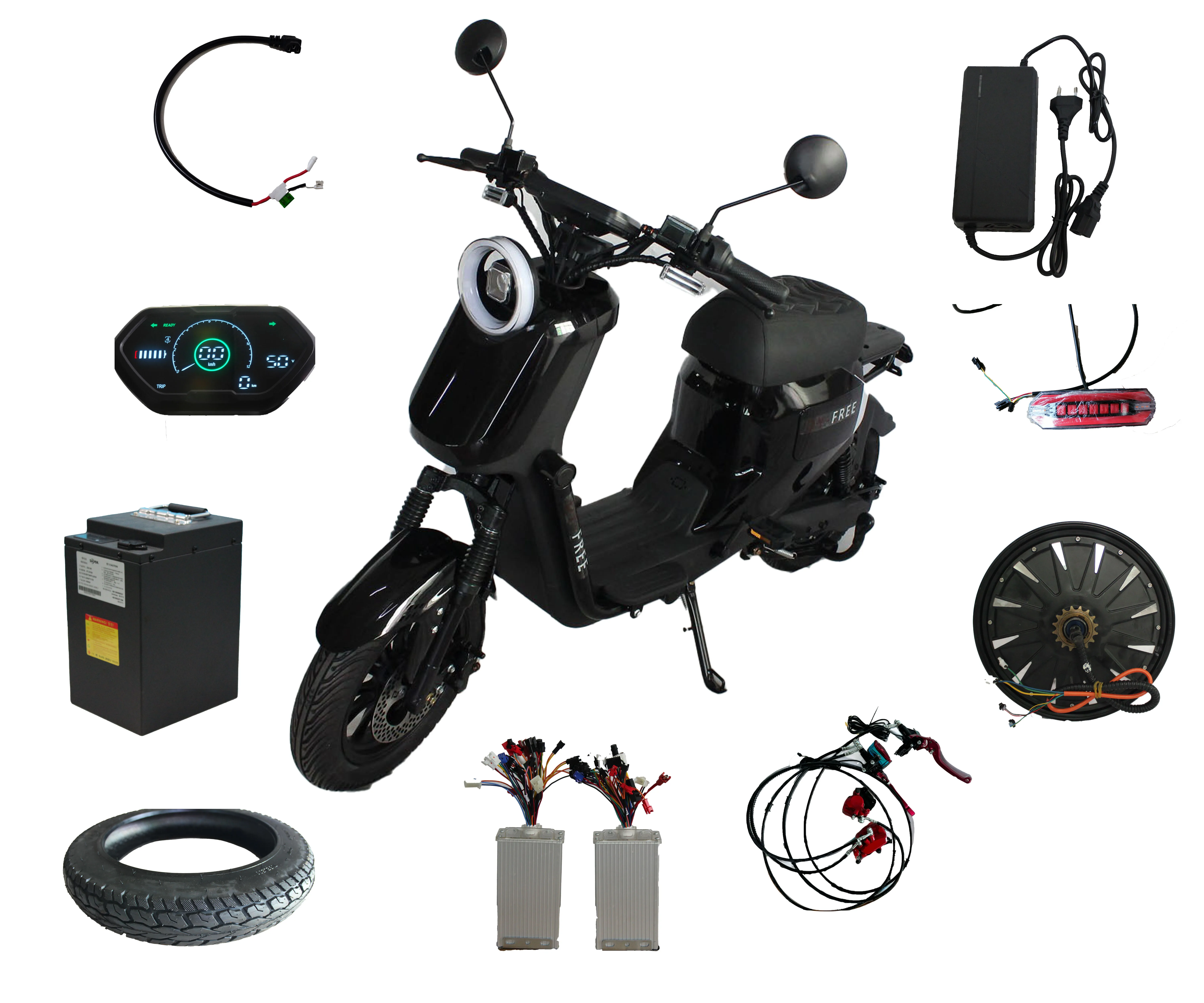 Комплект для переоборудования электровелосипеда Ridstar 60 В 500 Вт 1000 1500