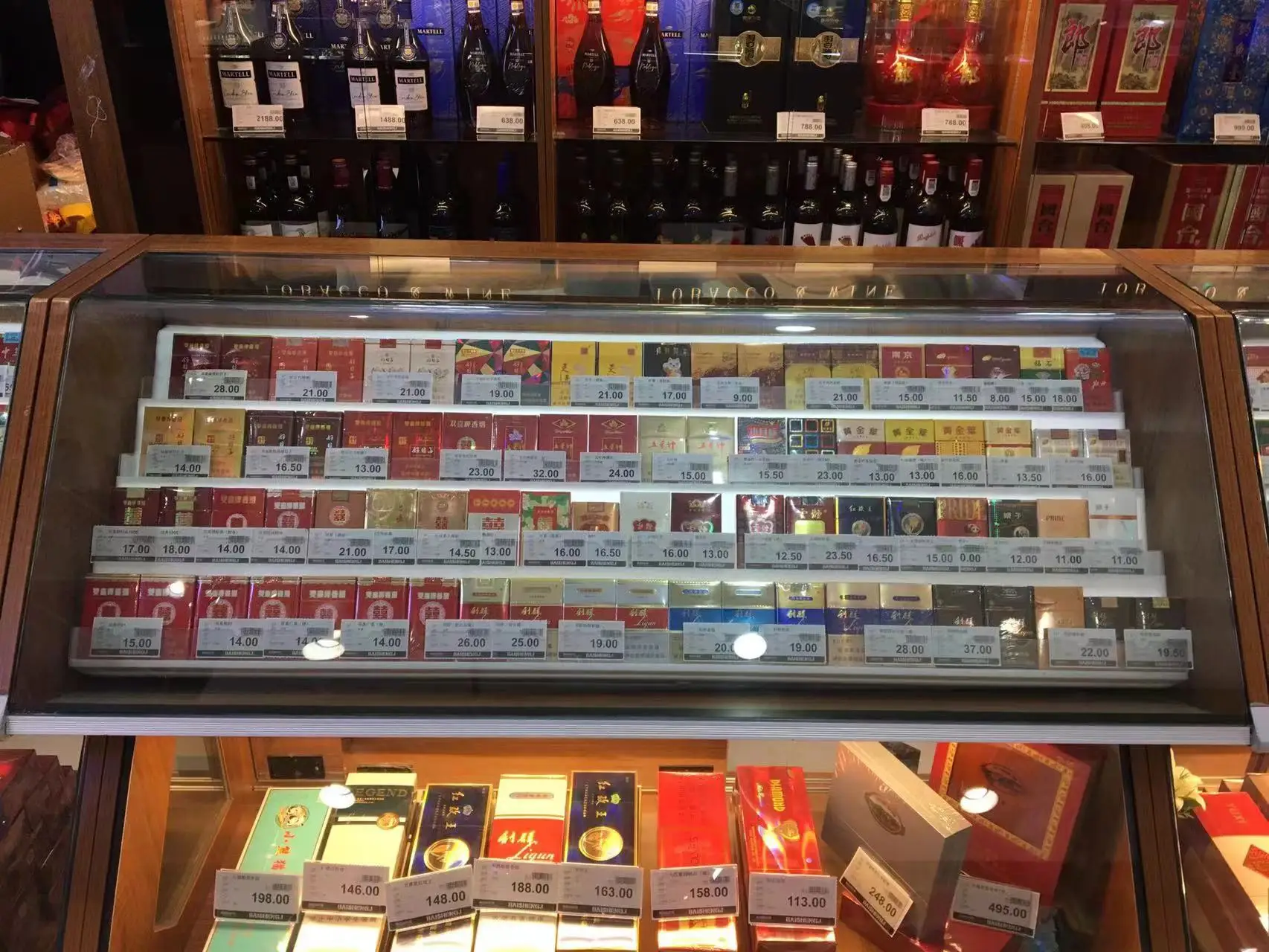 Tobacco Shelf Large Capacity cabinet with drawers dispensary tobacco display Rack Smoke cabinet Cigarette pusher