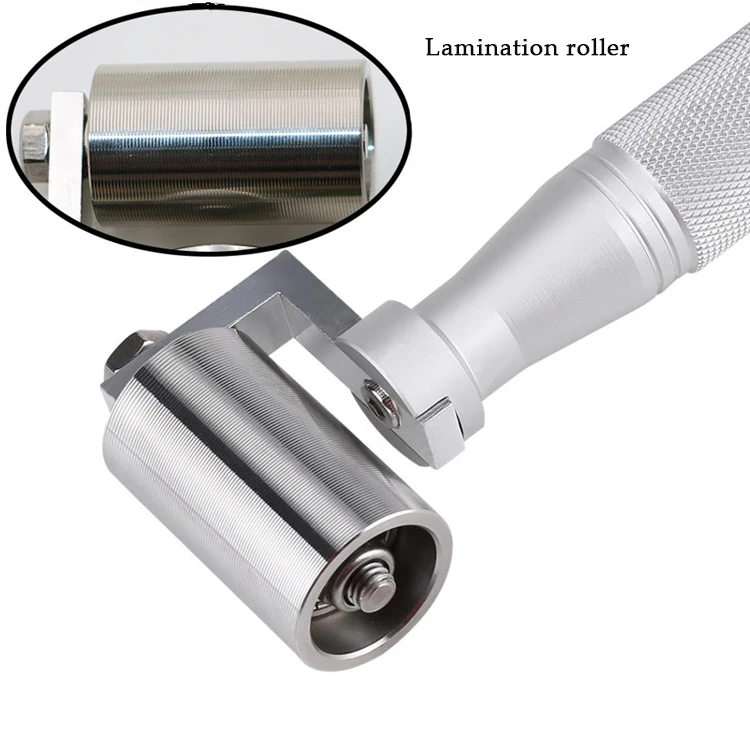 Flat Angle Pressure DIY Wall Covering Wallpaper Construction Tools Seam Flat Roller Stainless Roller Too