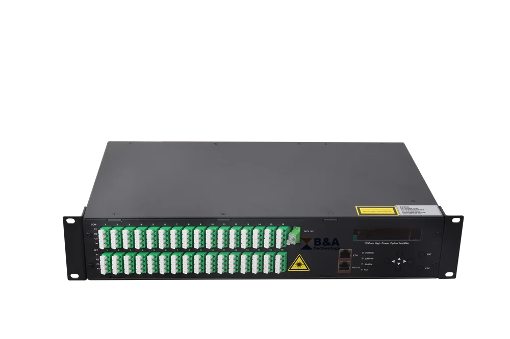 Hot-sale 32 port wdm edfa 1550 nm  high power edfa with wdm fiber amplifier