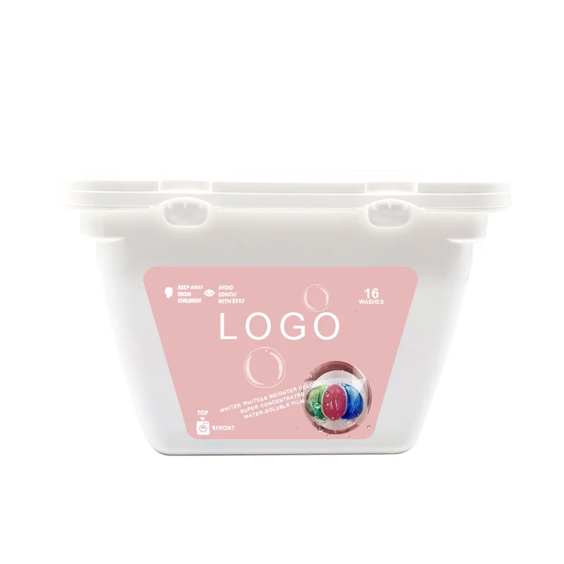 Wholesale natural environment-friendly aroma 3in1 washing pods liquid laundry detergent capsules with a super-concentrated