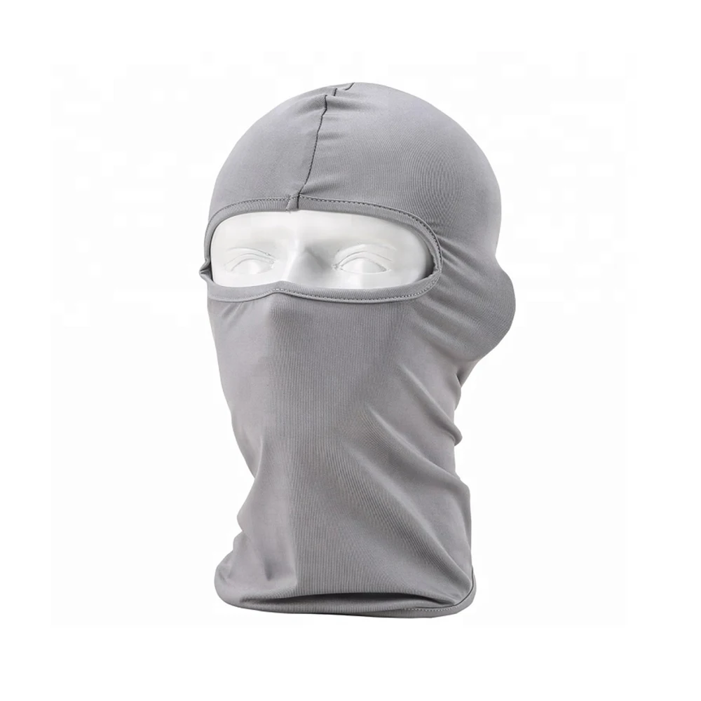 Wholesale Winter Knitted Custom Colored 100% Acrylic Outdoor Balaclava Hood Men Face Masks For Sale