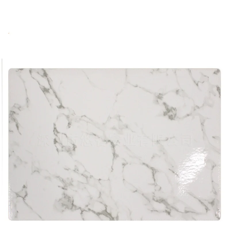 Custom  Double Leather Placemats  Black Place mats Dinner Table Cloth Mat