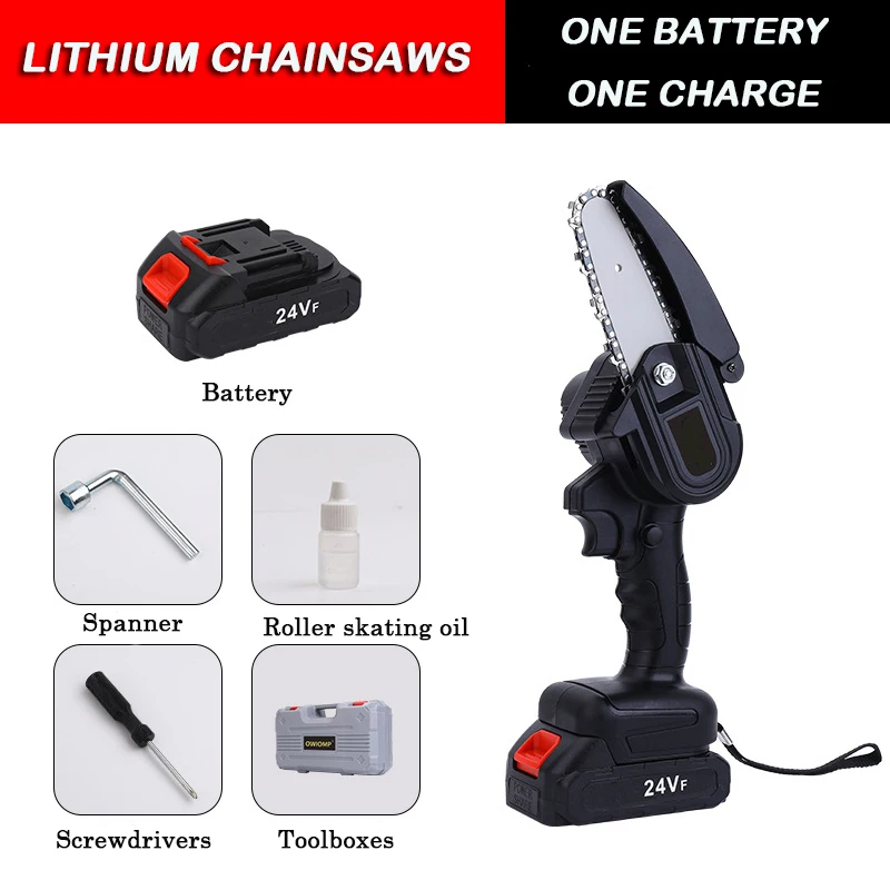 Professional Electric Brushless Garden MotosegaElettrico Chainsaws Pocket Wireless Rechargeable Handheld Wood Saw