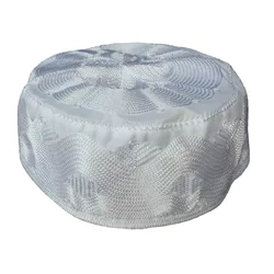 Muslim prayer caps men, white