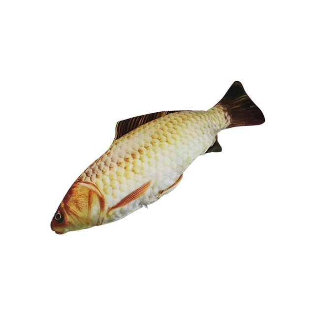 40CM Funny Cute Toys For Cat Simulation Fish PP Cotton Padded Pet Interactive Cat Kitten Toys