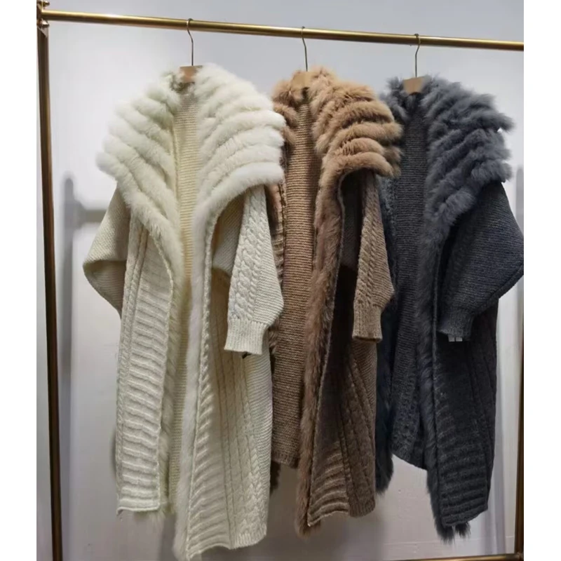 customized streetwear high fashion Cashmere Wool Blended  outerwear Luxury  Women Long real woolen coats