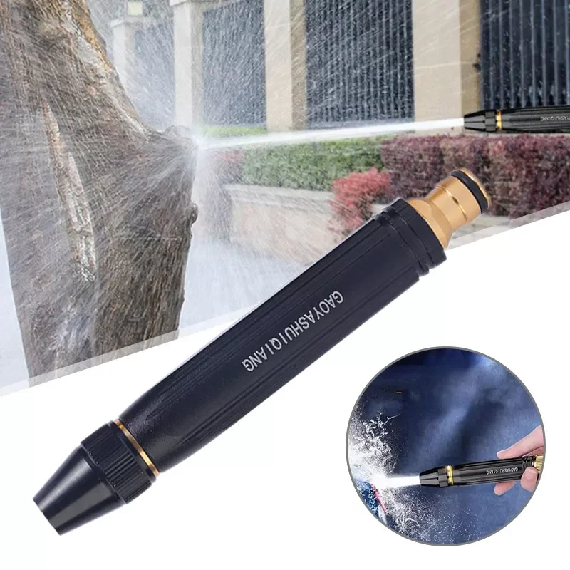 Hot sale portable Straight Nozzle Adjustable Car Wash Water Gun High Pressure Sprinkler Connector Sprinkler For Lawn Garden