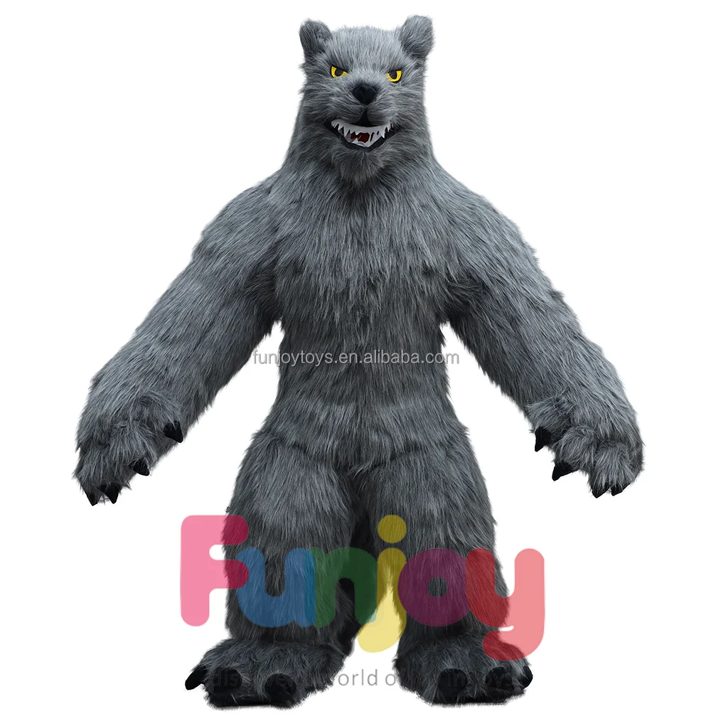 220cm Cosplay Inflatable Wolf Mascot Costume Fancy Dress Party Advertising shows prop