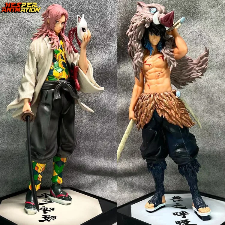 2023 30-32cm 11.82inches Demon Slayer  Kokushibou  Kimetsu No Yaiba Muzan Kibutsuj Tengen Tsugikuni Yoriichi Anime Action Figure