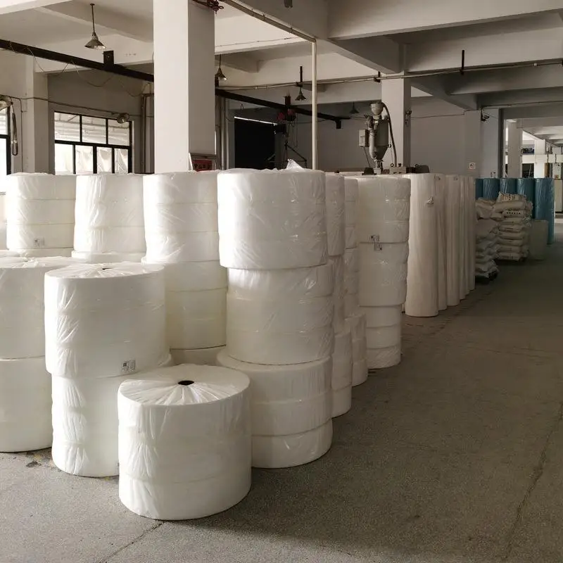 Оптовая продажа водонепроницаемый цветной нетканый материал рулон спанбонд пп ткани