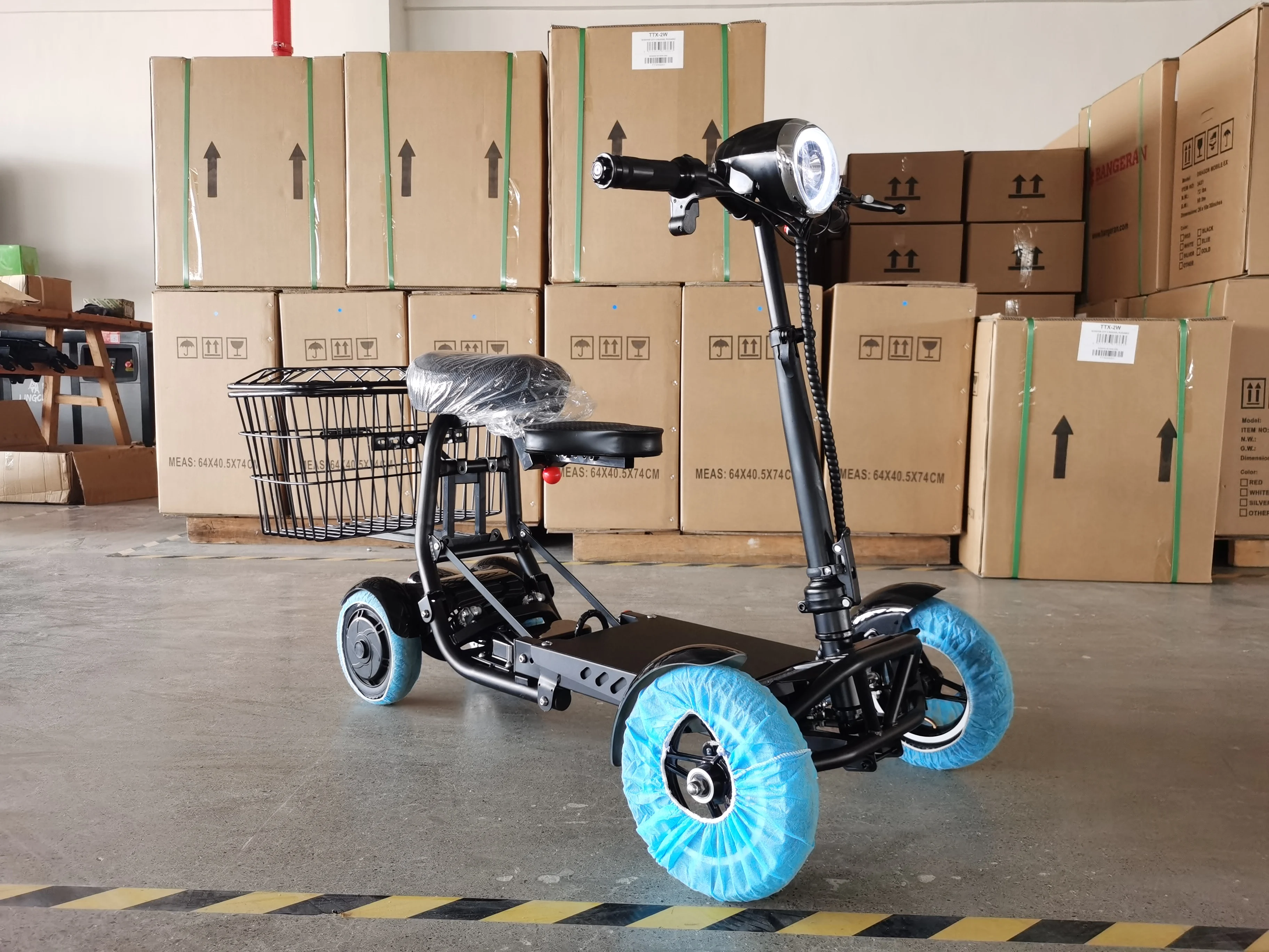 Ewheels медицинские четырехколесные самокаты для инвалидов