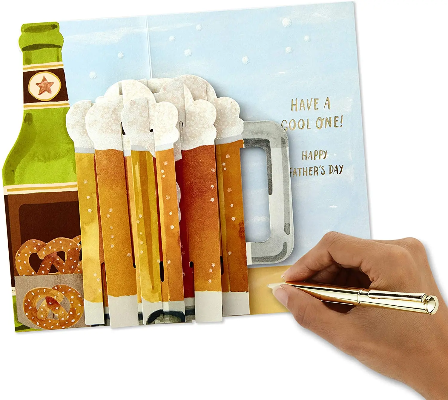 Simple homemade Blank Personalized Funny 3D Easy Cool Best Fathers Day Cards