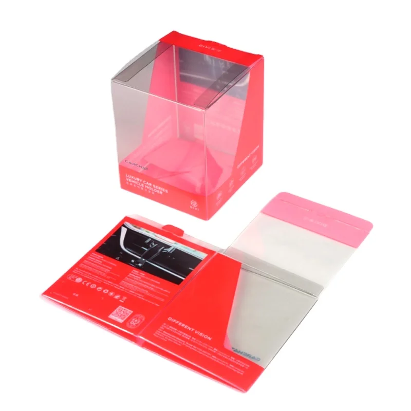 Factory Competitive Price Customized Printing Packing 0.3mm Thickness Stock Clear Pet Plastic Packaging Box