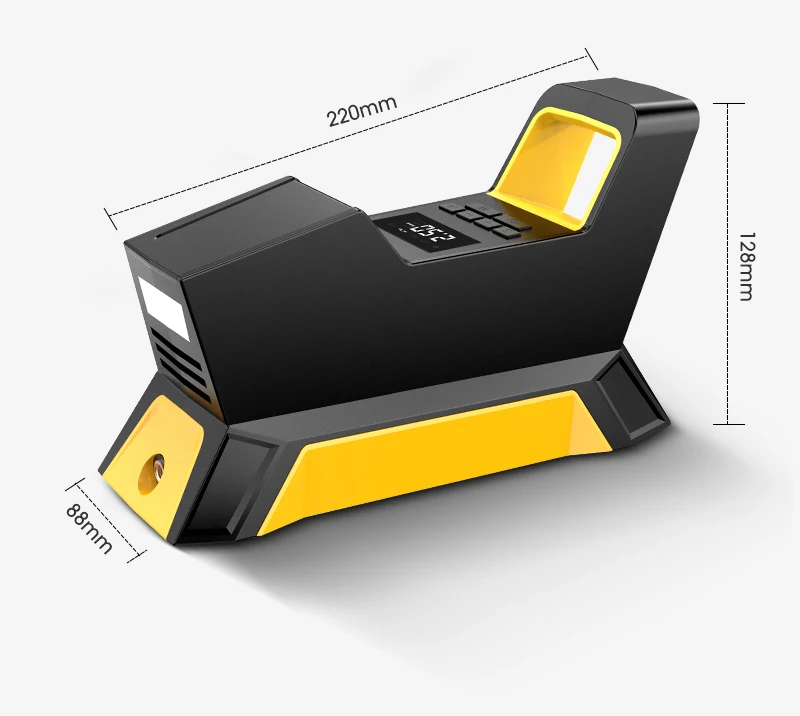 CARSUN Cordless Electric LED Flashlight Electric 12V Car Motorcycle Inflator High Pressure Tire Inflator Bicycle Tire Inflators