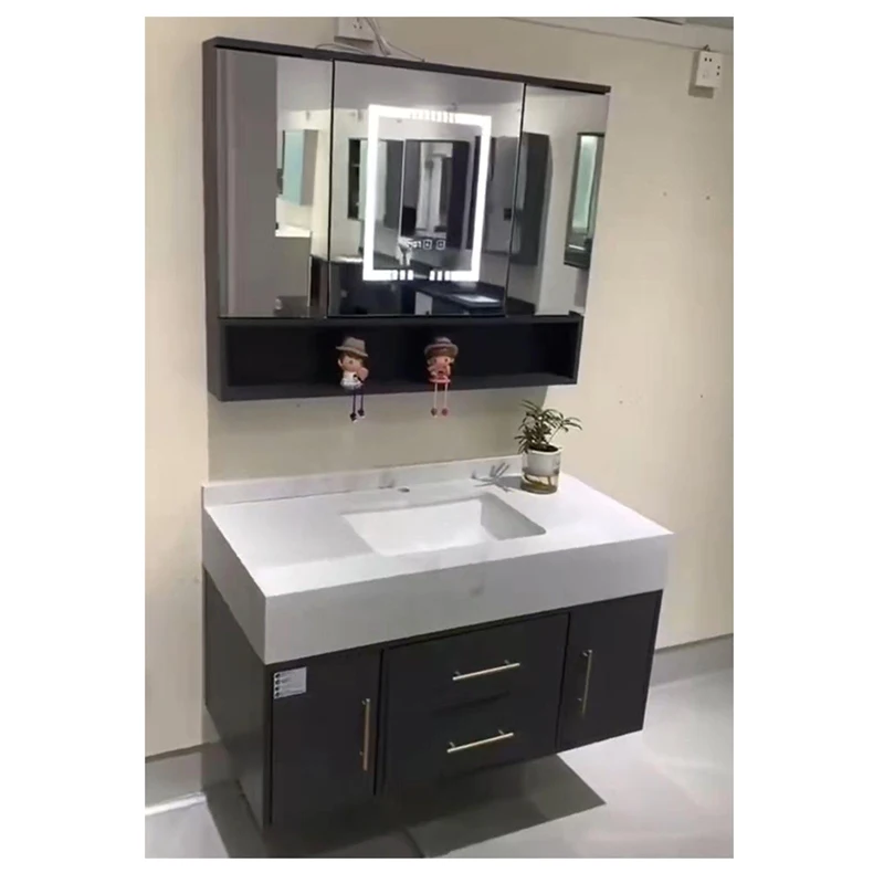 Low Price New Type High Performance Wood Tall Bathroom Cabinet For Modern Bathroom