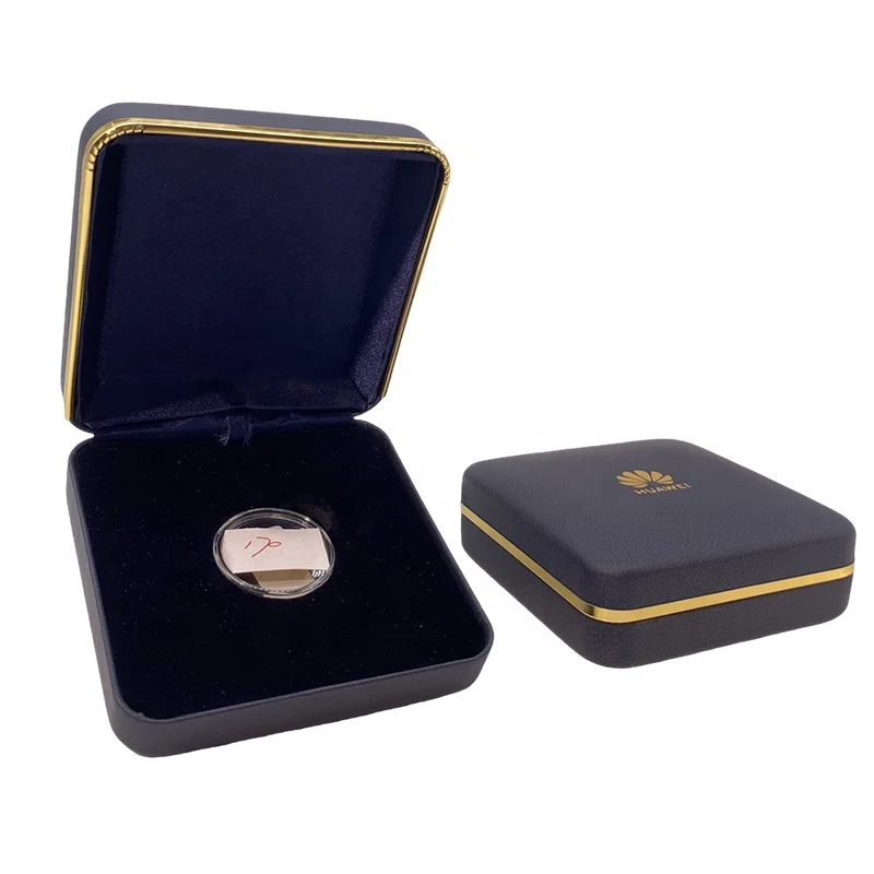 Custom Sports Competition Award Medal Storage Box Exquisite Design Coin Gift Box with Logo