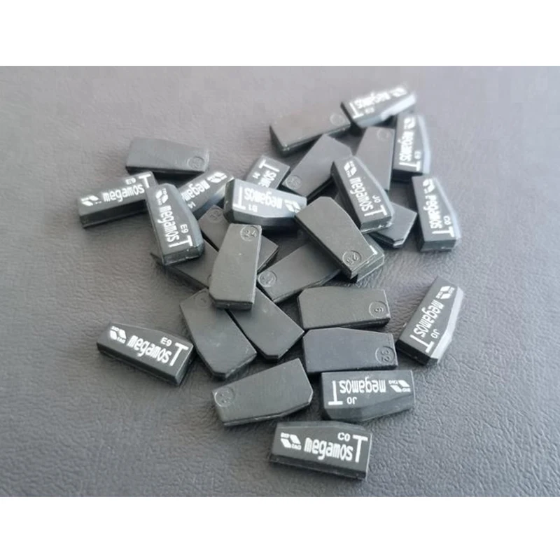 Original ID48 ceramic car key chip cloneable  Megamos Carbon TP08 Wedge transponder chip for car key 125khz