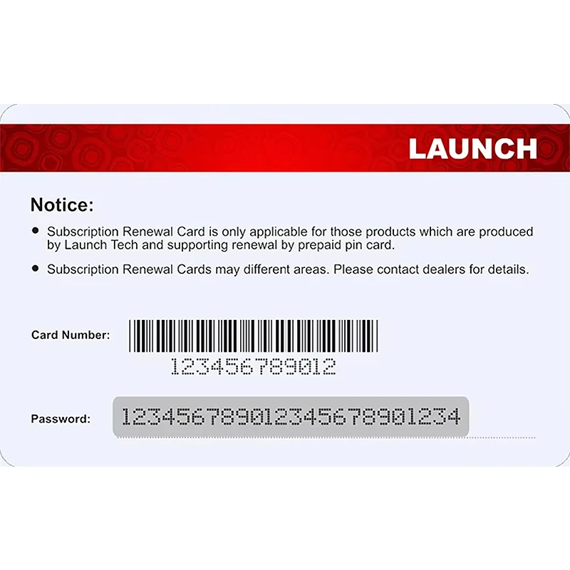 LAUNCH X431 Diagun IV/Diagun V/X-431 V+/Pro mini/PRO/PAD Series Online Diagun Code Reader Cars Subscription Renewal Update Pin