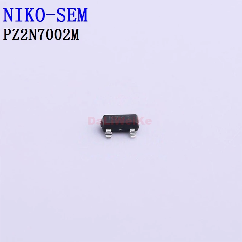 NIKO-SEM PZ2N7002M SOT-23-3 MOSFET Transistors