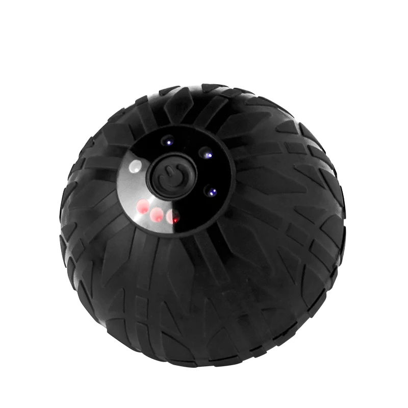 Electric Rechargeable Portable 3-Speed Vibrating Massage Peanut Ball Dual Foam Roller for Deep Tissue Recovery